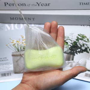 Logo Chấp Nhận 9*11Cm Handmade Duy Nhất Hàn Quốc Dây Kéo Nylon Lưới Sạch Xà Phòng Bong Bóng Tắm Xà Phòng Lưới Túi Bong Bóng Túi Lưới - Product Image 5