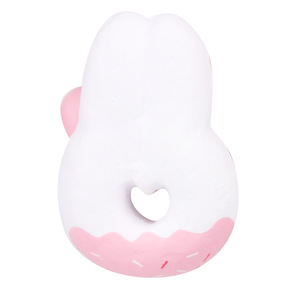 Cute Rabbit Donut Shape <b>Squishy</b> Toy EVA Slow Rising Fidget Stress Relief Gift For Kids 5 To 7 Years Unisex - Product Image 2