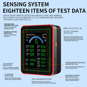 가정용 MT32 18-in-1 실내공기질 모니터 CO2 감지기 및 오염가스 분석기 - Product Image 4