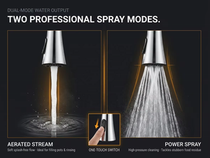<span class=keywords><strong>Robinet</strong></span> <span class=keywords><strong>de</strong></span> cuisine extractible SL-610-<span class=keywords><strong>1</strong></span> 360° °   Support magnétique pivotant à double mode <span class=keywords><strong>de</strong></span> pulvérisation, chromé <span class=keywords><strong>de</strong></span> qualité 9 - Product Image 3
