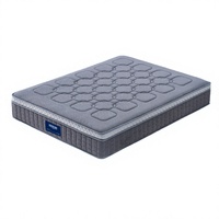 Matelas hybride LOONGFUNG 30 cm, mousse à mémoire de forme et ressorts ensachés, respirant, enroulable dans une boîte, pour chambre à coucher et hôtel