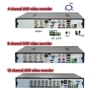 Kit DVR ESOE avec caméra analogique 2MP, vision nocturne couleur, 1080p, objectif 3,6 mm, 4CH/8CH pour système de sécurité CCTV étanche