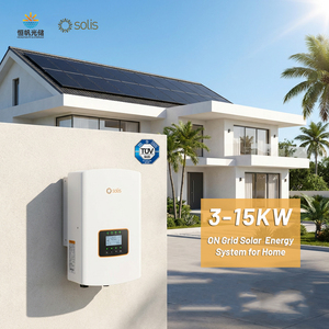 Système solaire hybride connecté au réseau 5KW 10KW, kit complet, onduleur Solis, <span class=keywords><strong>panneaux</strong></span> Trina, batterie pour système <span class=keywords><strong>de</strong></span> <span class=keywords><strong>stockage</strong></span> d'énergie domestique - Product Image 2