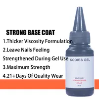 KODIES-Vernis à ongles professionnel en gel UV, base solide et épaisse de 30ml, couche de finition et base de manucure tout-en-un