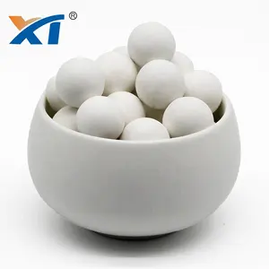 Bola Gerinda Korundum alumina tinggi, bola keramik 92% untuk pabrik bola
