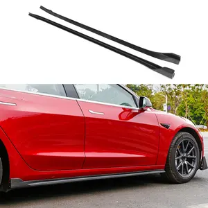 Minigonne laterali per Tesla Model 3 2017 2018 2019 2020, coperture protettive per paraurti laterali, modifica esterna <span class=keywords><strong>auto</strong></span> - Product Image 1