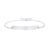 Bracelet en acier inoxydable simple et tendance de style européen et américain, accessoire en or, réglable