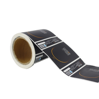 Offre spéciale Impression Soins personnels Rouleau auto-adhésif Personnalisé Étanche Autocollant en papier avec logo Autocollant adhésif
