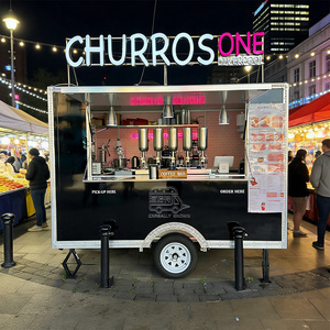 Remorque à pizza carrée certifiée DOT VIN CE, équipement complet pour four à bois, burgers, restauration rapide, food truck - Product Image 1