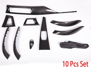 <span class=keywords><strong>Cruscotto</strong></span> di Ricambio di Fascia Alta in Fibra di Carbonio Lucida con Finiture Nero Lucido per Bmw F30 F31 F32 F33 F34 F36 F80 F82 F84 M3 M4 - Product Image 2