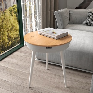 <span class=keywords><strong>Tavolino</strong></span> Smart in <span class=keywords><strong>Vetro</strong></span> e <span class=keywords><strong>Legno</strong></span> con Caricatore Wireless e Altoparlante per Casa, Sala da Pranzo, Villa, Soggiorno, <span class=keywords><strong>Tavolino</strong></span> da Caffè - Product Image 4
