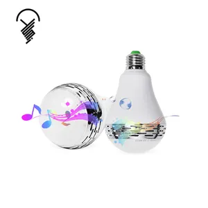 Vendita calda wireless 10W lampadina musica led E27 RGB musica colorata led lampadina intelligente