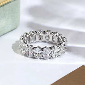 Selecciones Destacadas de Personalización Anillo de Compromiso de Boda de Diamantes Eternidad de Laboratorio con Forma de Fantasía IGI - Product Image 2