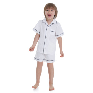 <span class=keywords><strong>Pigiama</strong></span> da 2023 donna in morbido <span class=keywords><strong>cotone</strong></span> bianco con stampa traspirante per bambini - Product Image 2