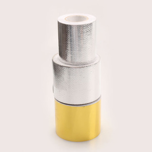 Ruban adhésif en aluminium doré 50 mm x 10 m, résistant aux hautes températures, ruban d'isolation industriel pour tuyaux d'échappement et hottes de cuisine - Product Image 4