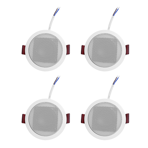 4-Pack <strong>Bluetooth</strong> <strong>Ceiling</strong> <strong>Speakers</strong> CB-410, Master + 3 Slaves, Multi-Zone Audio System, Low Power, No Complex Wiring - Product Image 1