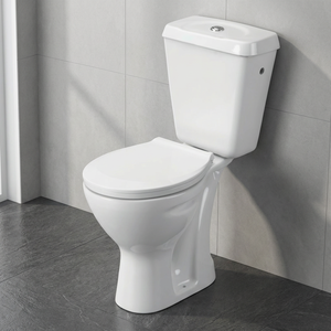 Offre Spéciale – WC moderne en céramique à double chasse cyclonique, à poser au sol, deux pièces, sanitaires - Product Image 2