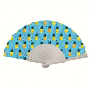 Personalized Engraved Wood Folding Hand Fan Wedding Personality Fans Birthday Customized Baby Party Decor Gifts for Guest - Product Image 3