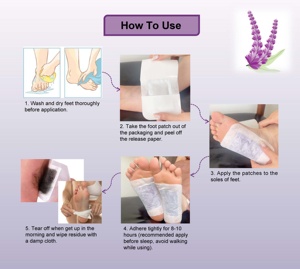 Parches para Pies Revitalizantes Energéticos, Calmantes para el Cuerpo y la Mente, Limpian Profundamente los Pies, Permiten Dormir Tranquilamente Durante Toda la Noche - Product Image 6