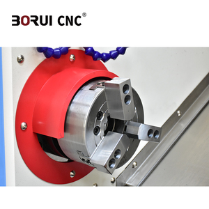 BoRui mesin <span class=keywords><strong>CNC</strong></span> industri ringkas pusat pembalik tempat tidur miring akurasi tinggi BR150L untuk mesin logam presisi - Product Image 4