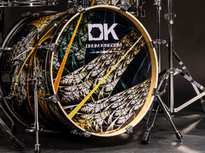 Set di <span class=keywords><strong>Batteria</strong></span> Acustica con Scelta di Colori, Strumenti Musicali con Fusto in Legno di Pioppo - Product Image 6