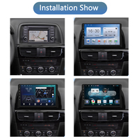Autoradio Android avec CarPlay intégré, DSP sans fil, Mazda CX-5 2012-2015, écran OLED 10 pouces 2DIN, navigation GPS, unité centrale stéréo vidéo