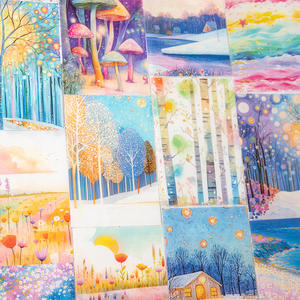 สติกเกอร์สัตว์เลี้ยงพื้นหลังชิ้น/แพ็ค10ภาพชุดความฝันแนวแฟนตาซีความลับภูมิทัศน์ธีมภูมิทัศน์ - Product Image 3