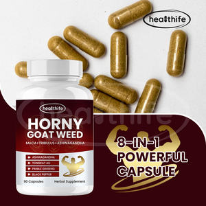 Epimedium Maca Tribulus Terrestris Ashwagandha Zwarte Peper Tongkat Ali Brandnetel Panax Ginseng <span class=keywords><strong>Capsules</strong></span> - Product Image 4