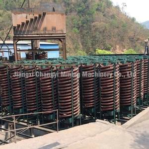 Usine indonésienne de traitement d'ilménite de minerai de nickel Chute en spirale Prix <span class=keywords><strong>Goulotte</strong></span> en spirale en fibre de verre Fabricant - Product Image 4