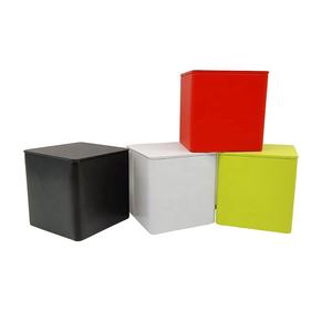 Boîte à thé carrée haut de gamme en fer blanc de qualité alimentaire pour l'emballage du café et du thé, boîte à épices magnétique pour réfrigérateur, échantillon de produit - Product Image 6