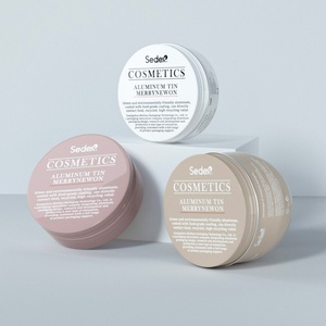 Envase Redondo de Metal para Crema, Lata de Aluminio Personalizada para Cosméticos con Tapas - Product Image 2