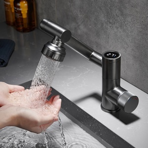 <span class=keywords><strong>1080</strong></span> <span class=keywords><strong>gradi</strong></span> universale girevole lavabo <span class=keywords><strong>rubinetto</strong></span> LED termostatico display miscelatori bagno lavandino acqua pistola <span class=keywords><strong>rubinetto</strong></span> grigio - Product Image 1