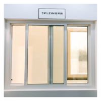 Ventana Moderna de PVC KLEIN, Marco de Doble Vidrio para Uso Residencial y Comercial