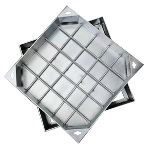 Yixinglong Stainless Steel Square Manhole Cover 600x600mm Double Layer Concealed Decorative Paving - Product Image 4