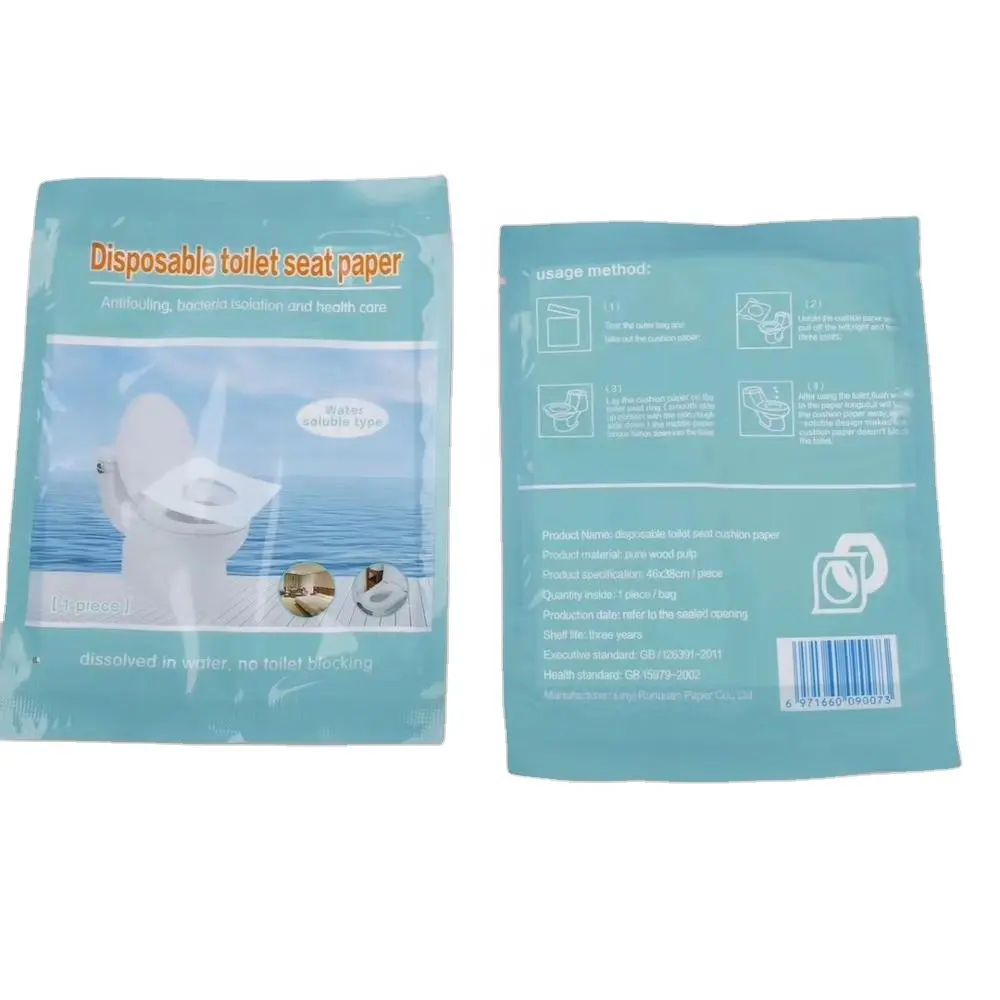 Individual Package Disposable Paper Toilet Seat Cover