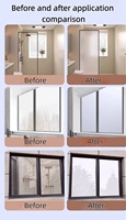 Peinture pour verre dépoli, revêtement d'intimité pour salle de bain et bureau, film translucide pour fenêtre, alternative à la peinture occultante anti-regard.