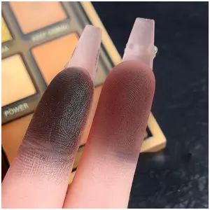 Conjunto de pincéis para sombra de olhos, mini paleta de cores personalizadas, logotipo para olhos, conjuntos de maquiagem para nan, cosméticos com glitter, preciso de uma paleta de sombra vazia