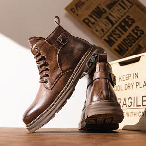 Botas de Trabajo Casuales de Piel Auténtica, Impermeables, Cálidas y Cómodas para Invierno, Unisex, Más Vendidas - Product Image 6