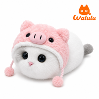 Peluche IA personnalisée OEM ODM, chat intelligent en peluche doux et mignon pour enfants, compagnon émotionnel, vente en gros directe usine