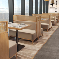 Tables et chaises personnalisées pour chaînes de restaurants, banquettes de restaurant occidental commercial