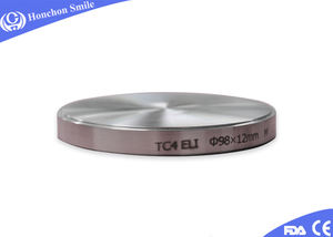 Khối kim loại Nha Khoa Lớp 5 Titan <span class=keywords><strong>CAD</strong></span> <span class=keywords><strong>cam</strong></span> khối cho implant <span class=keywords><strong>abutments</strong></span> - Product Image 6