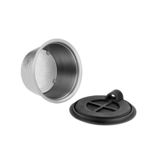 Cápsulas de Café Reutilizables de Acero Inoxidable ICafilas para <span class=keywords><strong>Dolce</strong></span> <span class=keywords><strong>Gusto</strong></span> Lumio, Filtros de Café Recargables Dolci <span class=keywords><strong>Gusto</strong></span>, Prensador de Café - Product Image 3