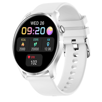 Reloj inteligente para hombre y mujer, pulsera con detección de ritmo cardíaco, prueba de Salud de oxígeno en sangre, con dientes azules, deportivo