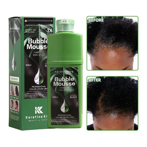 Natural Plant Bubble Black <strong>Hair</strong> <strong>Dye</strong> Shampoo Quick Coloring Long-lasting Fragrance No Ammonia Non-staining Skin <strong>Hair</strong> <strong>Dye</strong> - Product Image 4