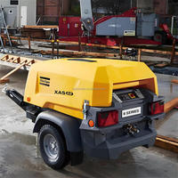 Atlas Copco XAS88 compresseur d'air à vis pour moteur diesel portable mobile 7bar 100psi 175cfm 5m ³/min Construction minière Travaux extérieurs