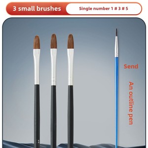 Vente en gros de <span class=keywords><strong>pinceaux</strong></span> de <span class=keywords><strong>peinture</strong></span> d'artiste en poils de belette avec manche noir <span class=keywords><strong>pinceaux</strong></span> d'aquarelle pour la <span class=keywords><strong>peinture</strong></span> d'art - Product Image 6