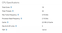 Baru untuk Xeon Gold 6130 8-Core 2.2GHz 14nm 20MB L3 Cache CPU Server Enterprise Berkinerja Tinggi yang Dapat Diskalakan