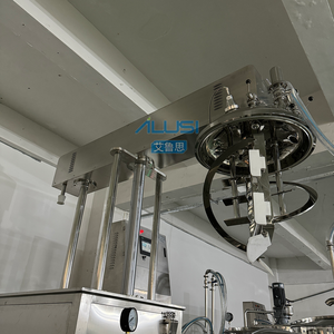 Machine d'homogénéisation et d'émulsification sous vide de 500 L, pompe à moteur, engrenage, contrôle PLC, matériau SUS316L pour la production de cosmétiques et de produits chimiques - Product Image 2