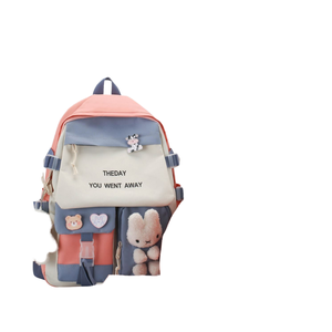 2025 Offre Spéciale vente en gros mode 4 pièces ensemble <span class=keywords><strong>pas</strong></span> <span class=keywords><strong>cher</strong></span> Polyester étanche Pop école sac à dos <span class=keywords><strong>pour</strong></span> adolescentes <span class=keywords><strong>jeunes</strong></span> filles et enfants - Product Image 1