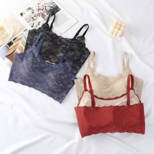 Moda maternità morbido e confortevole solido nero <span class=keywords><strong>Sexy</strong></span> pizzo senza fili traspirante allattare reggiseno da donna con <span class=keywords><strong>clip</strong></span> e Pad rimovibile - Product Image 2